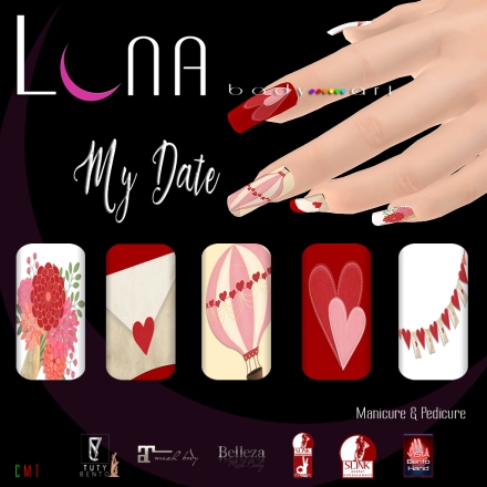LUNA Body Art My Date Nails